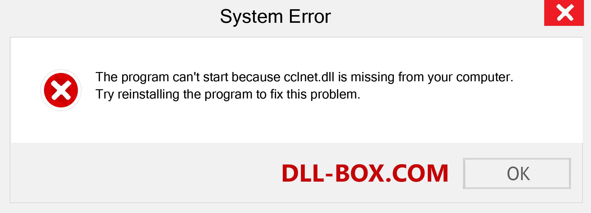  cclnet.dll file is missing?. Download for Windows 7, 8, 10 - Fix  cclnet dll Missing Error on Windows, photos, images